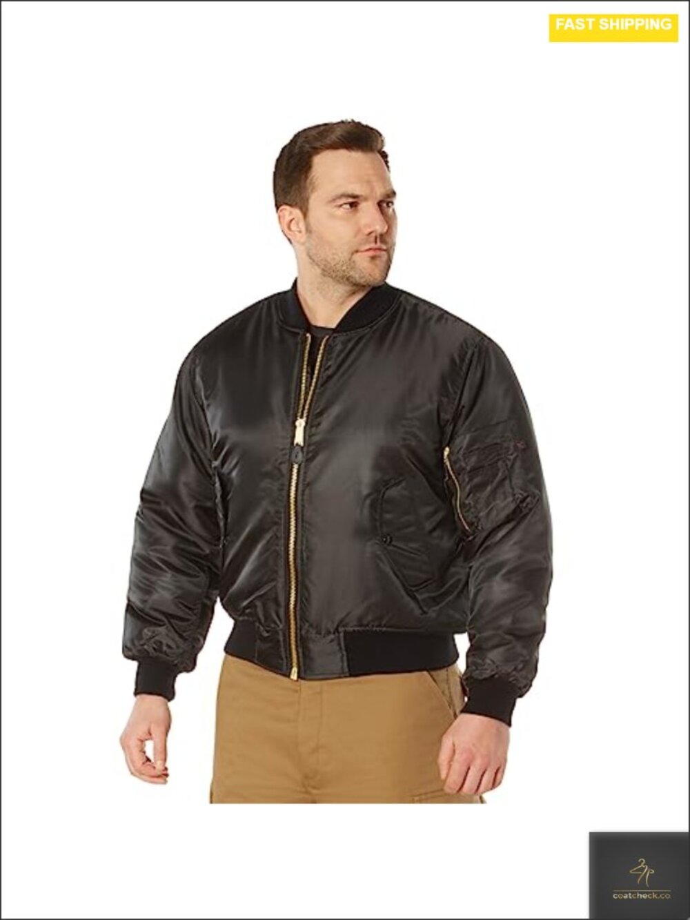 Rothco MA-1 Bomber Flight Jacket Nylon Insulated